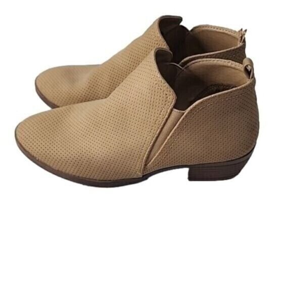 Rampage Boots Tesla Brown Booties Pull On Women's 6 - Picture 1 of 8